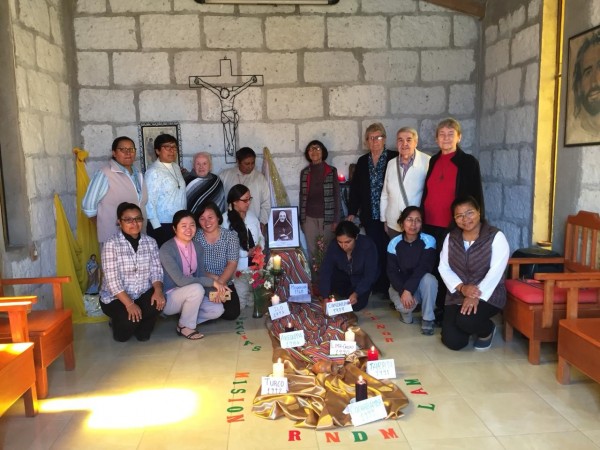 In our chapel in Arequipa and the development of mission in Latin America