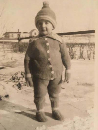 Sister Aileen Gleason as a child in 1927.